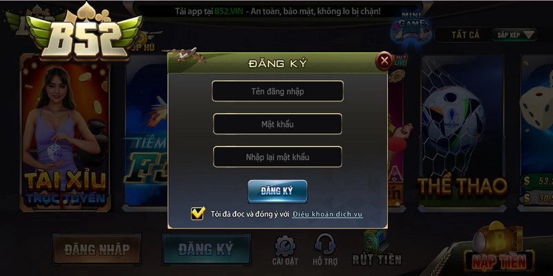 Đăng ký B52 để nhanh chóng trải nghiệm game Roulette