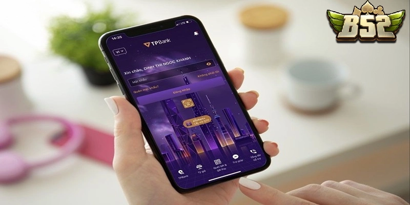 Mở app ngân hàng trước khi xác thực sinh trắc học game B52